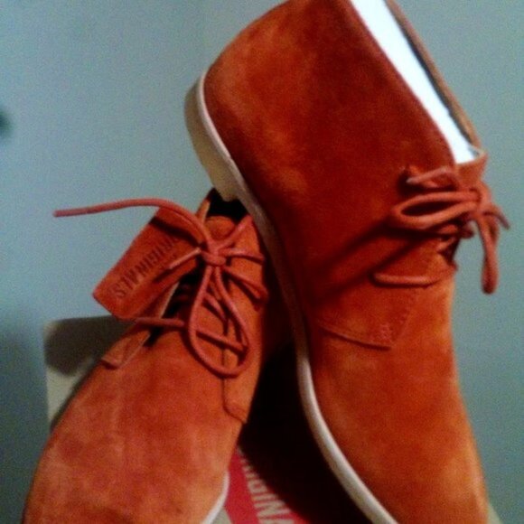 Clarks Original Phenia Desert Rust Vintage Suede Lace Up Ankle Boots WMN US 7.5M - Picture 4 of 17